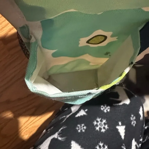 Thirty-One Tote with Blue and Green Floral Design - Picture 5 of 12